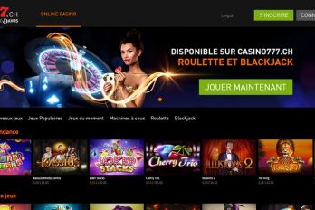 Les joueurs suisses profitent de bonus chez Casino777.ch